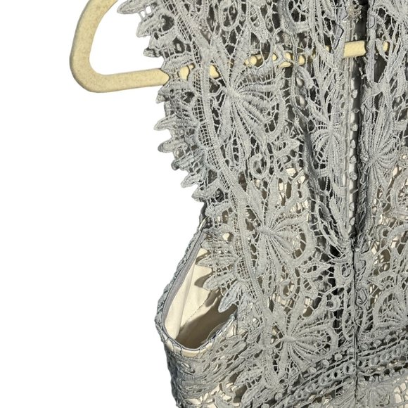 Classy yet Super Sexy Soieblu Crochet Fitted Dress Size Small, Perfect - Picture 6 of 11